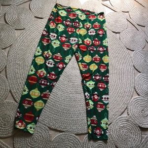 Lularoe TC2 Christmas leggings